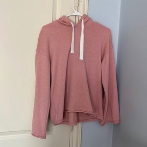 madewell pink hoodie size xs